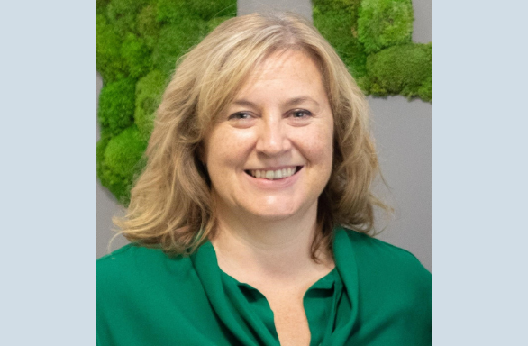 Image showing head and shoulder shot of Hannah Kendrick from Squire Patton Boggs smiling to camera