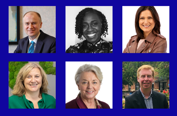 A montage of headshots of our contributors to the view from here series in 2022