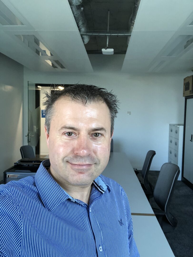 Portrait of Dr Adrian Brown, CEO of Itecho Health