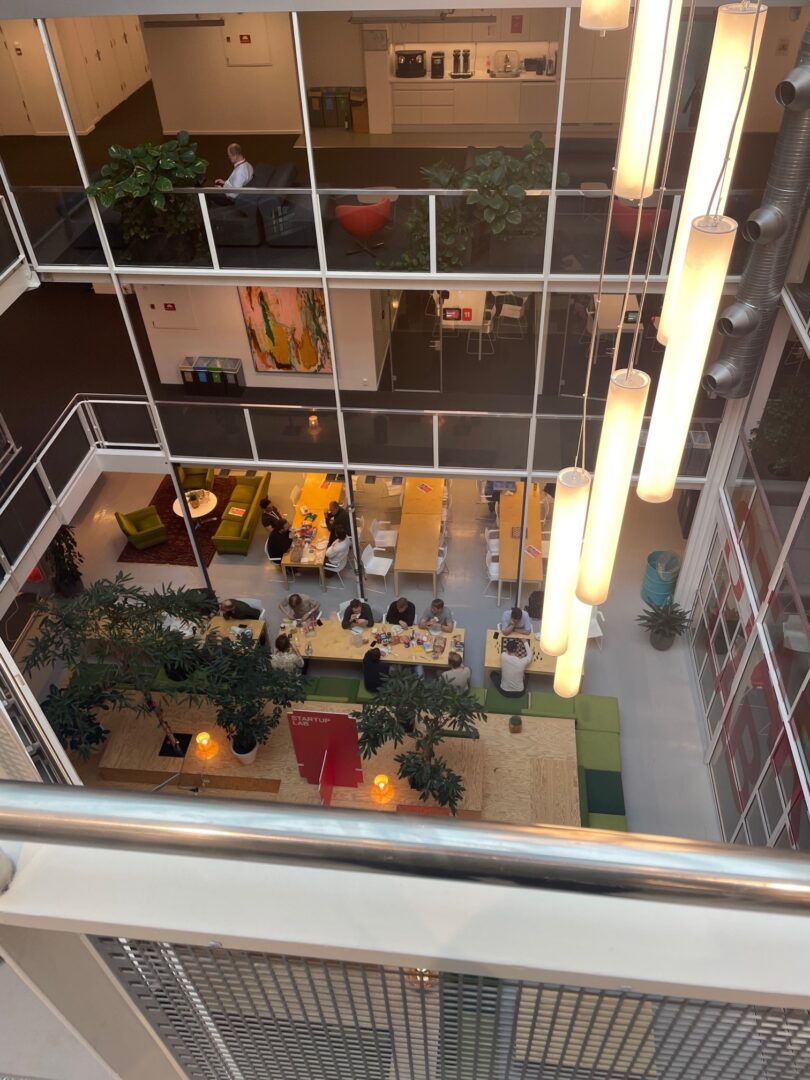 High Angle photograph of Innovation Hub.