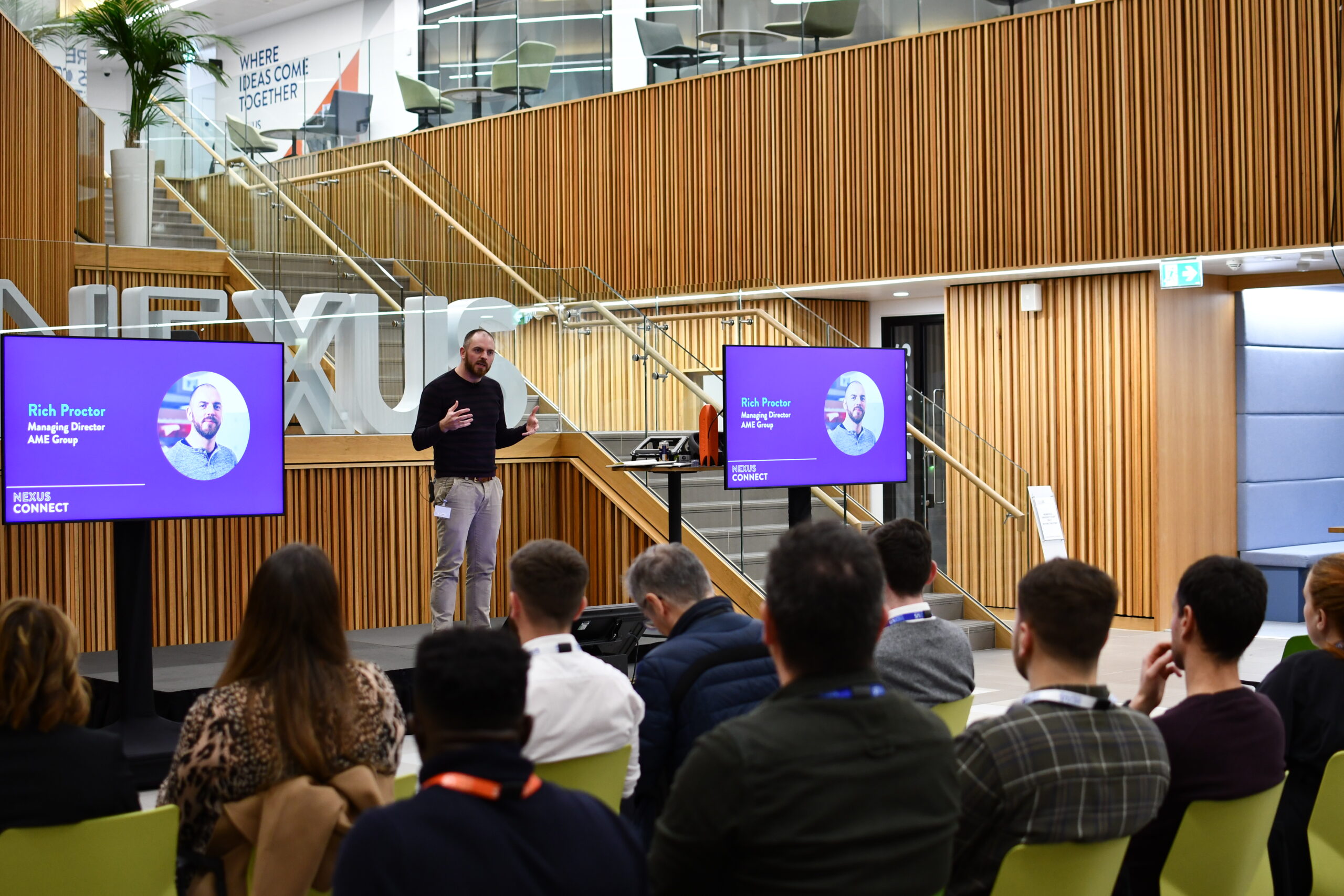 Speaker addressing the audience at Nexus Connect