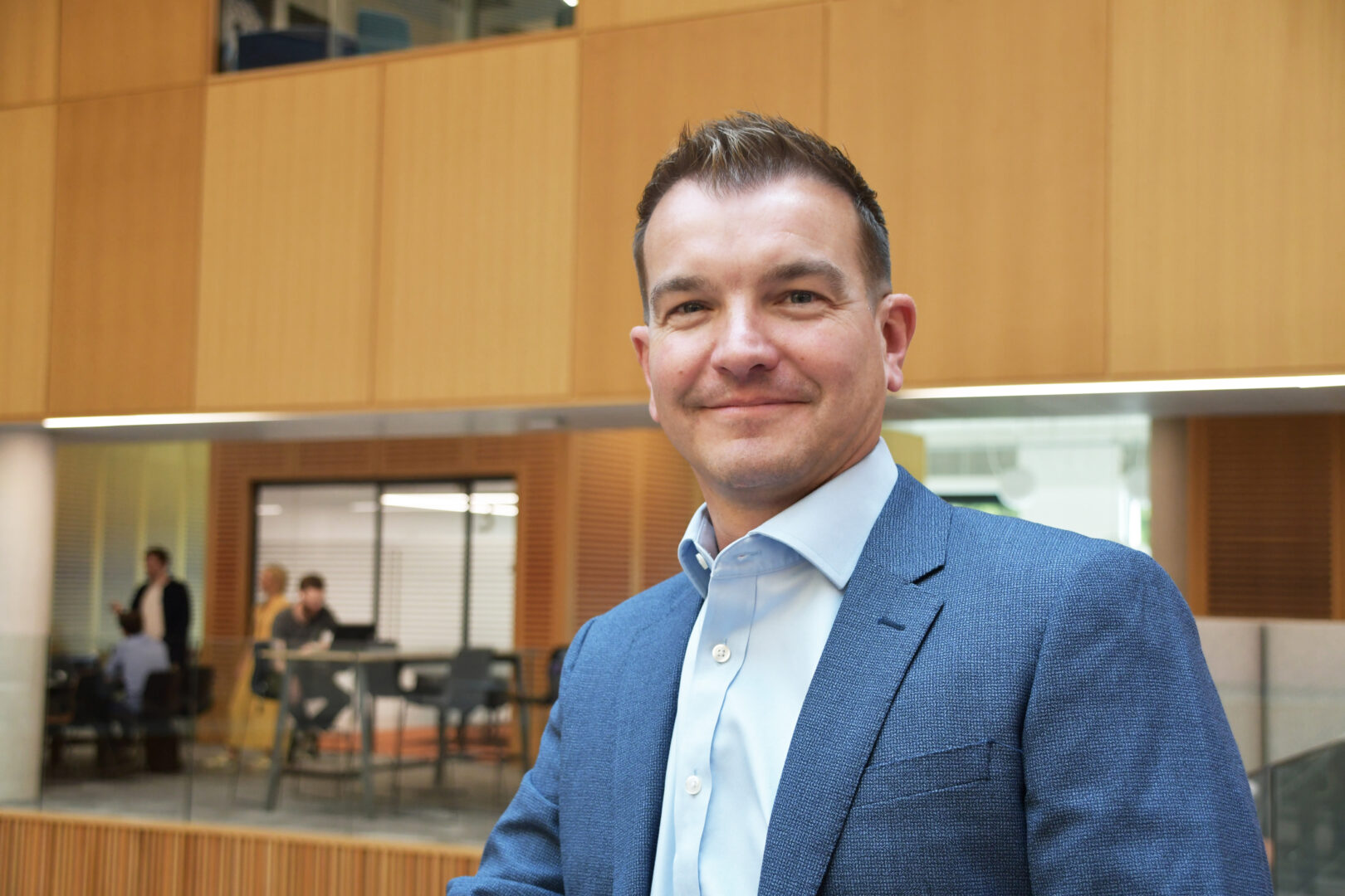 Headshot of Gareth Scargill, Nexus Director smiling to the camera.