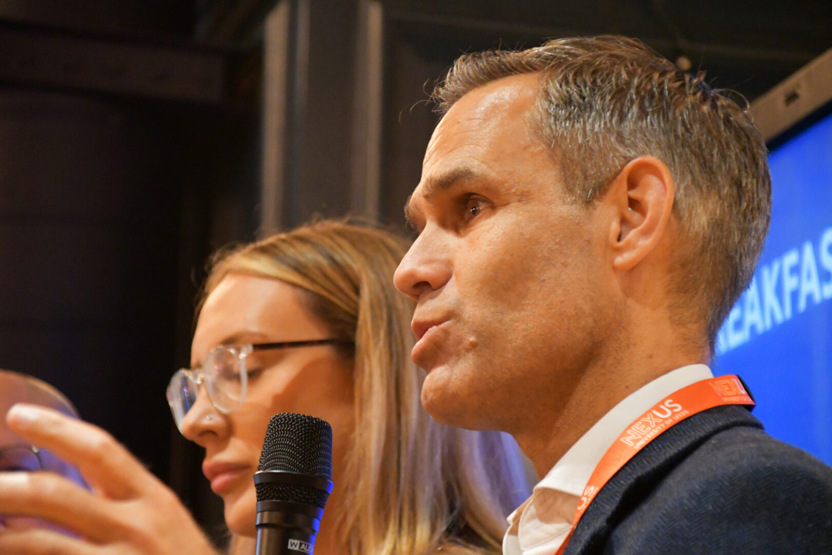 Andrew Naylor from KPMG speaking at the event.